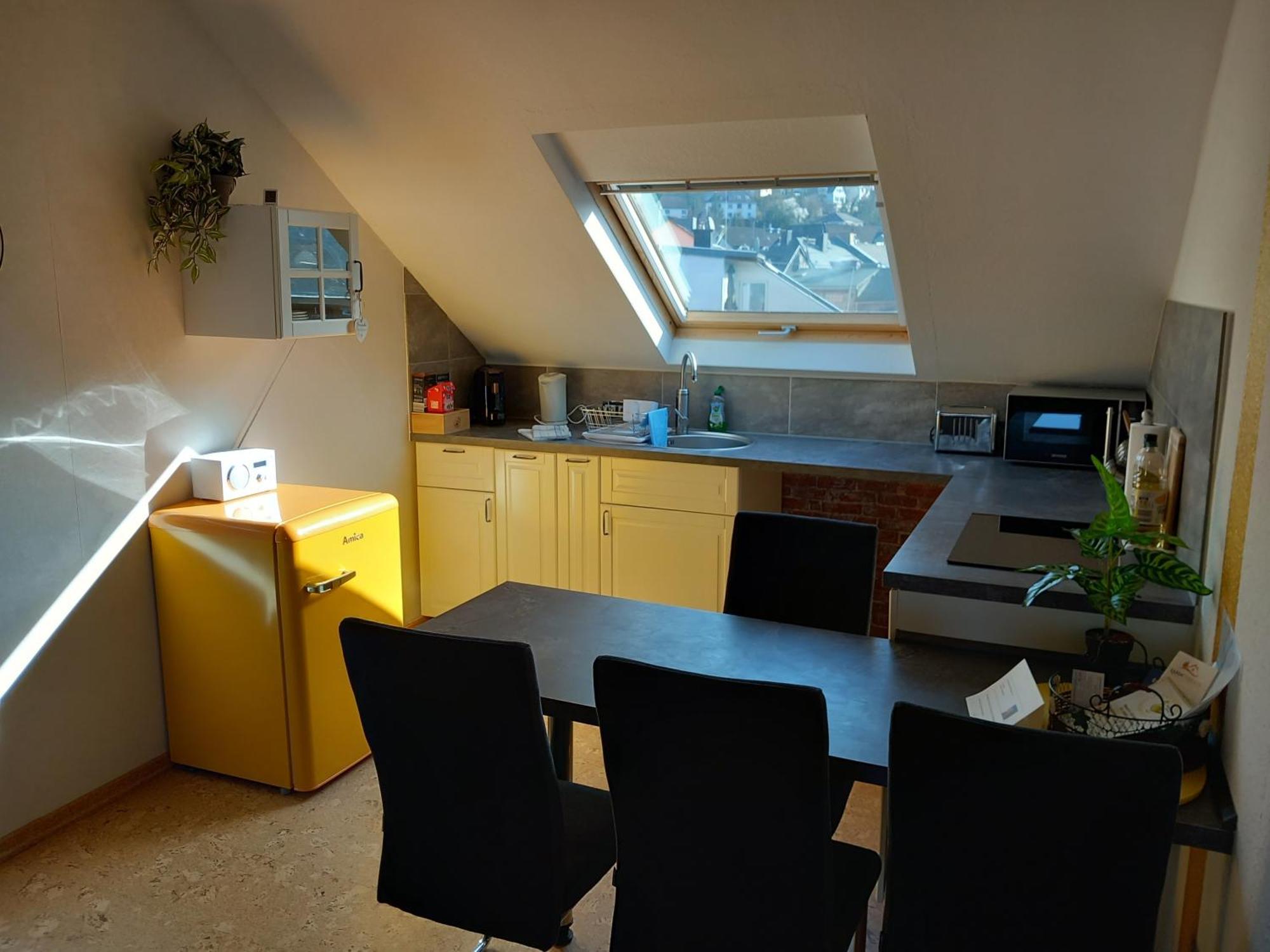 Ferienwohnung Im Roten Haus, Die Therme Ist Fusslaeufig In Wenigen Minuten Erreichbar 巴特埃姆斯 外观 照片